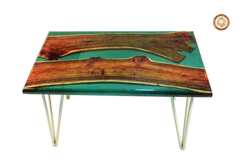 CENTER TABLE 42"x24"30-40MM (Indian acacia wood) - 10